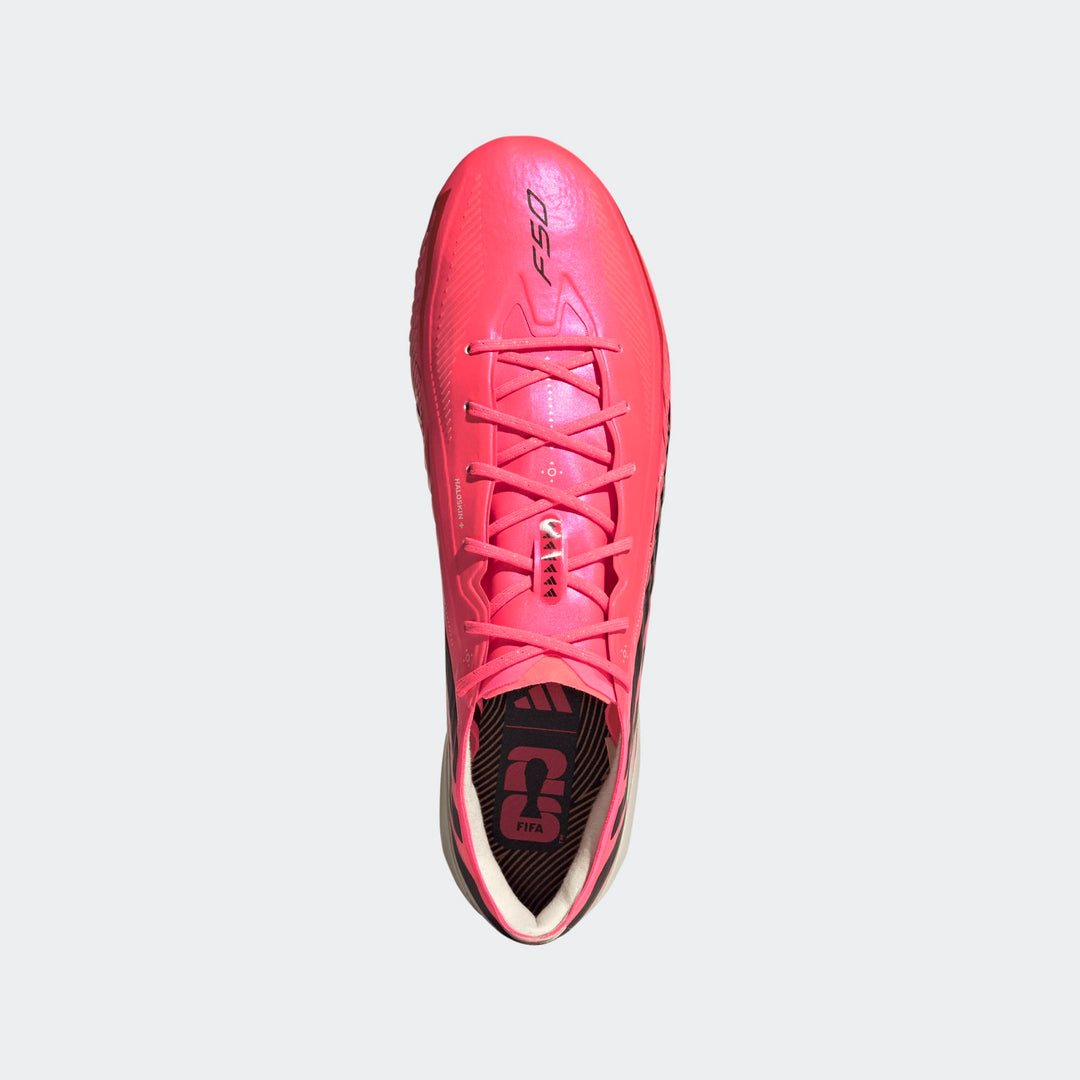 adidas F50 Hyperfast Elite FG Boots- Turbo/Black/Gold