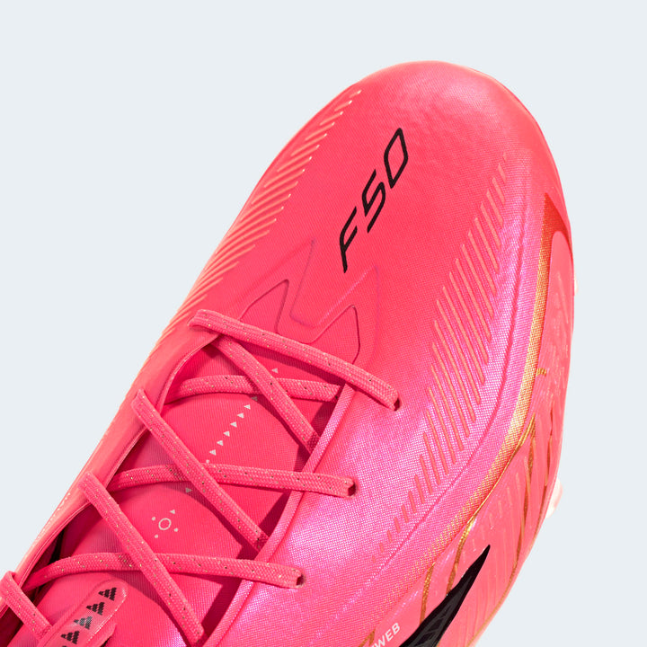 adidas F50 Hyperfast Elite FG Boots- Turbo/Black/Gold