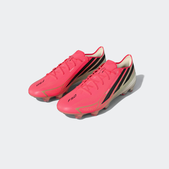 adidas F50 Hyperfast Elite FG Boots- Turbo/Black/Gold