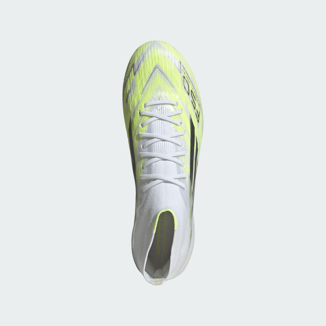 adidas F50 Sparkfusion Elite FG/AG Boots- White/Lemon- WOMENS