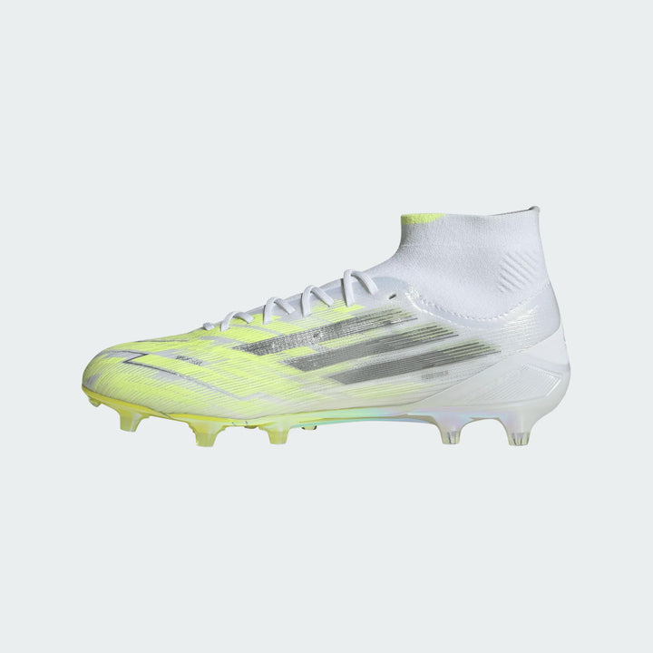 adidas F50 Sparkfusion Elite FG/AG Boots- White/Lemon- WOMENS
