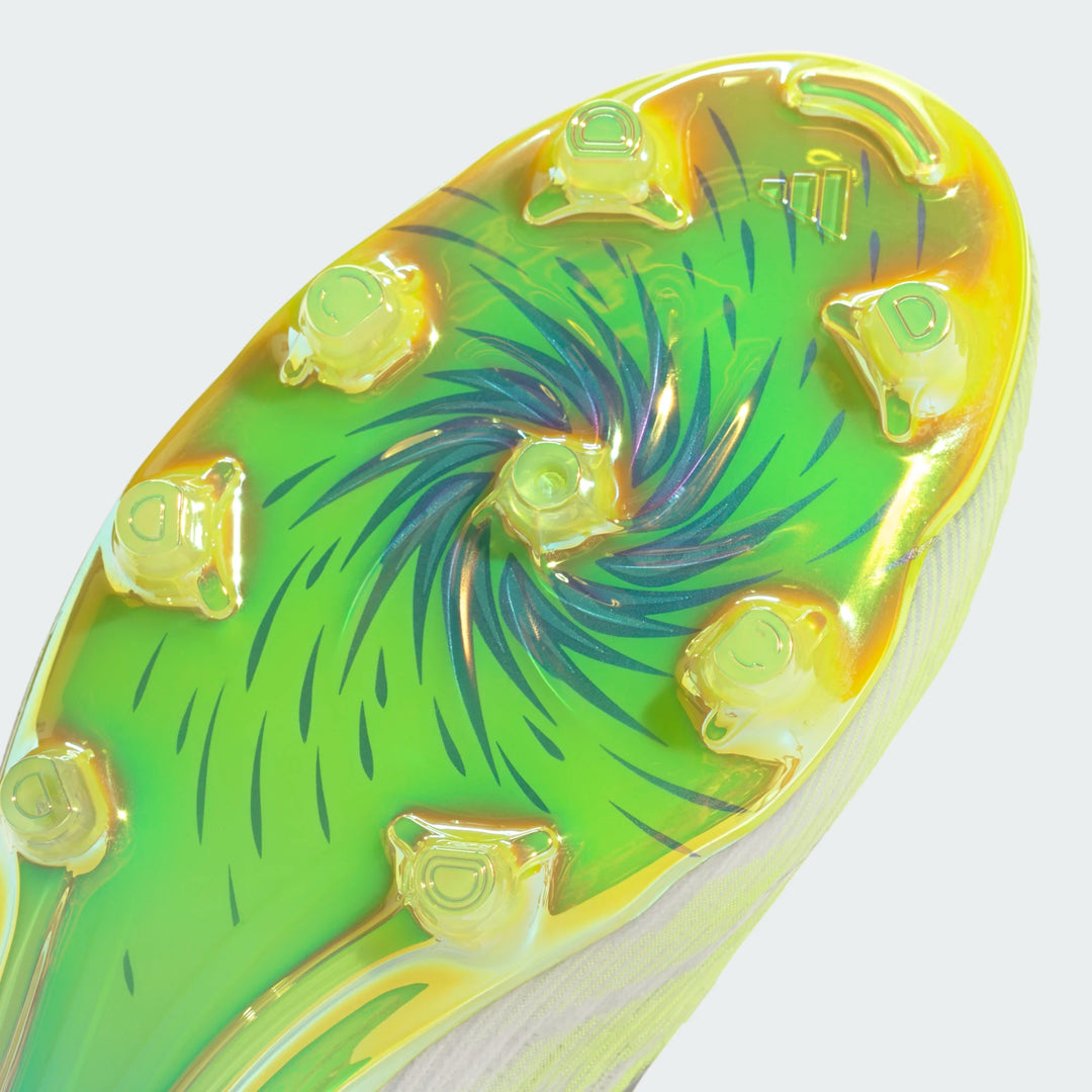 adidas F50 Sparkfusion Elite FG/AG Boots- White/Lemon- WOMENS