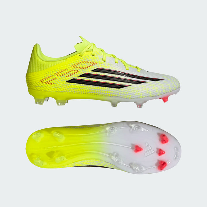 adidas F50 League FG/MG Boots- Yellow/Black/Red