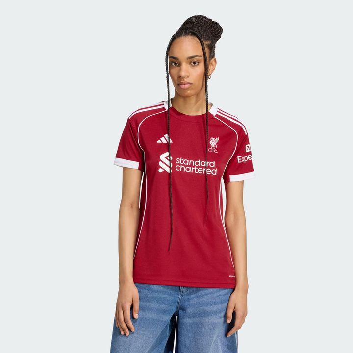 Liverpool 2025/26 Official Home Jersey- WOMEN'S