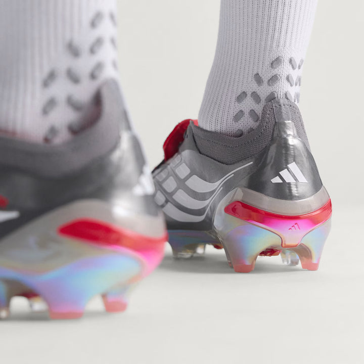 adidas Predator Elite FT FG Boots- Silver/White/Red