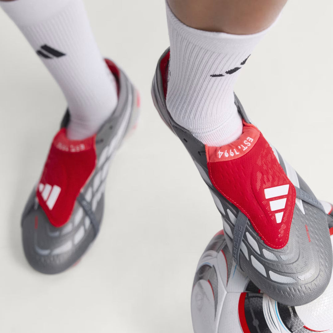 adidas Predator Elite FT FG Boots- Silver/White/Red