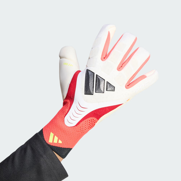 adidas Predator GL Pro Goalkeeper Gloves- White/Red/Black
