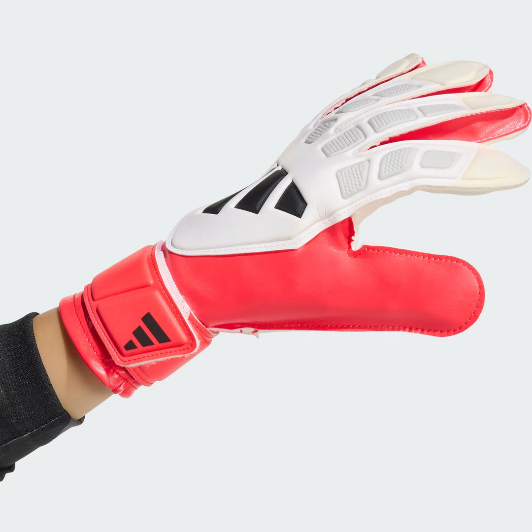 adidas Predator GL Training Goalkeeper Gloves- JUNIOR- Red/White/Black