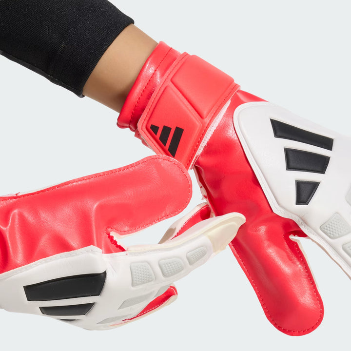 adidas Predator GL Training Goalkeeper Gloves- JUNIOR- Red/White/Black