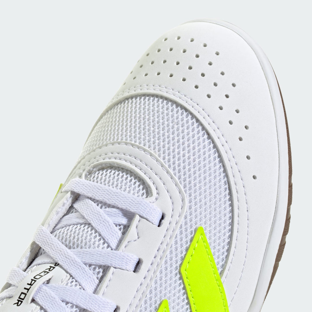 adidas Predator Club Sala INDOOR Boots- Whjite/Lemon- JUNIOR