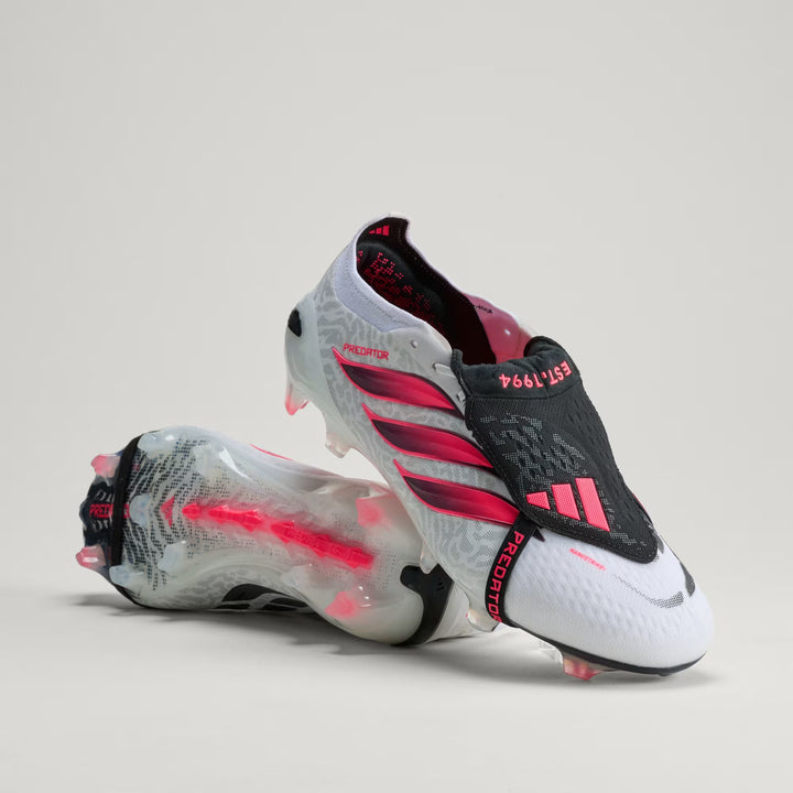 adidas Predator Elite FT FG Boots- White/Turbo/Black