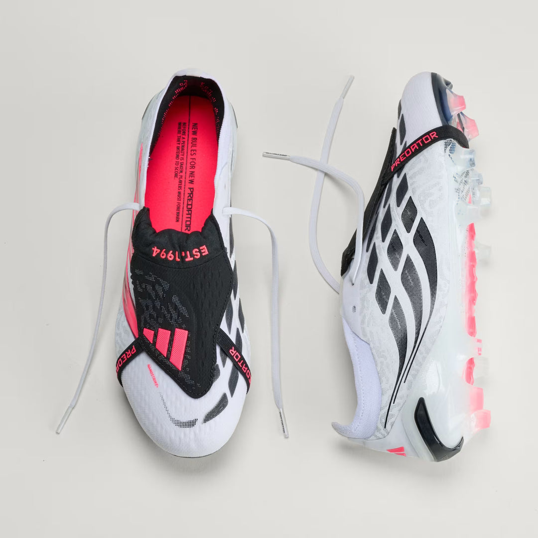adidas Predator Elite FT FG Boots- White/Turbo/Black