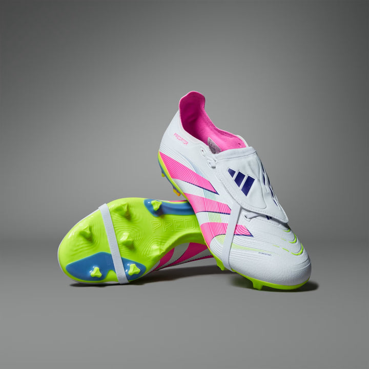 adidas Predator League FG FT Boots- White/Lemon/Pink