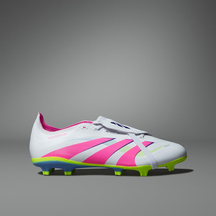 adidas Predator League FG FT Boots- White/Lemon/Pink