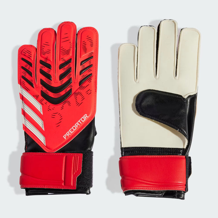adidas Predator GL Training Goalkeeper Gloves- JUNIOR- Black/Red