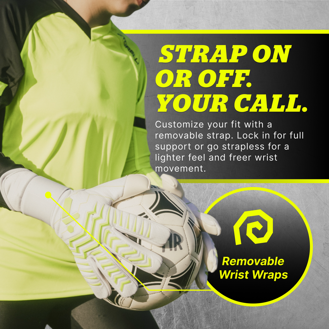 Storelli Electric Goalkeeper Gloves- White