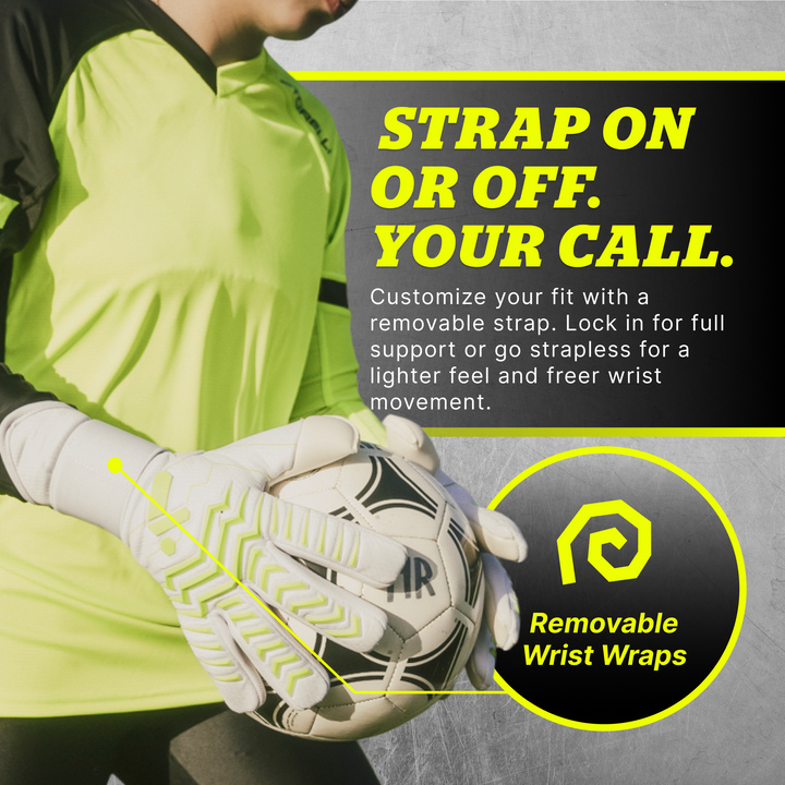 Storelli Electric Goalkeeper Gloves- White