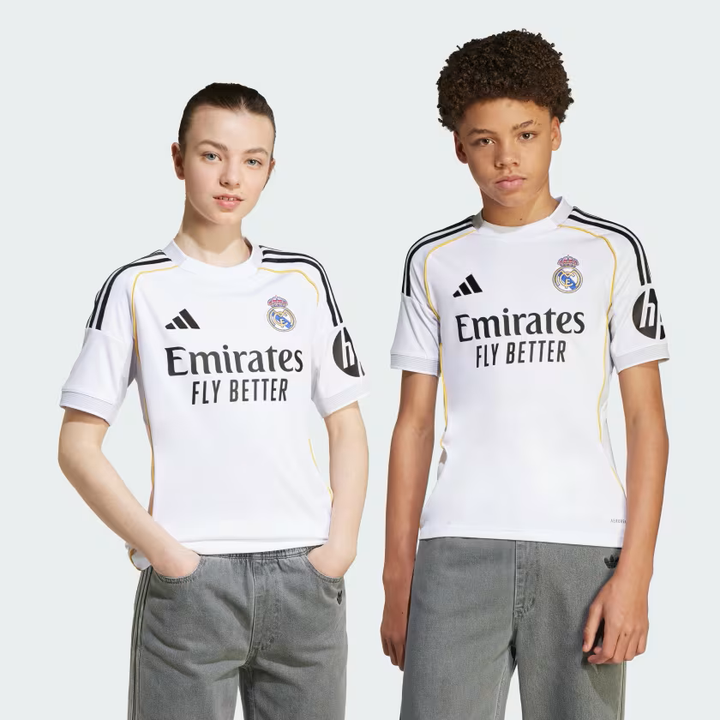 Real Madrid 2025/26 Official Home Jersey - YOUTH