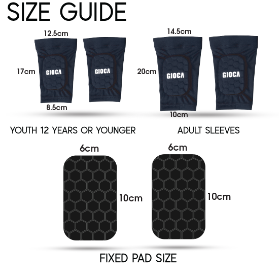 Gioca Shin Gaurd Sleeves