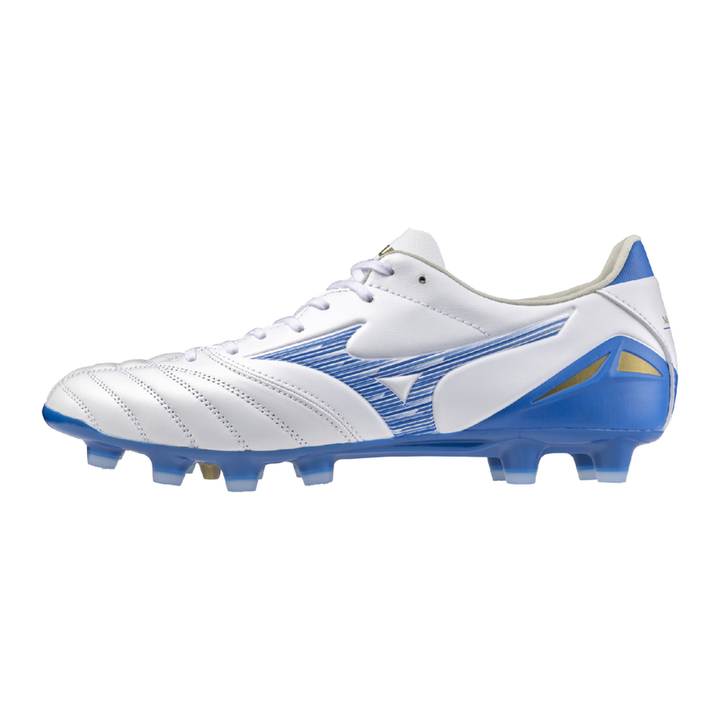 Mizuno Morelia Neo IV Pro FG Boots- White/Blue