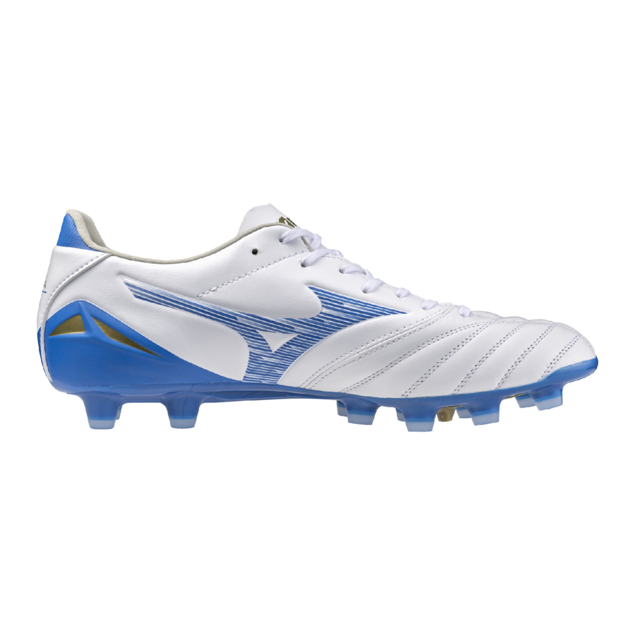 Mizuno Morelia Neo IV Pro FG Boots- White/Blue