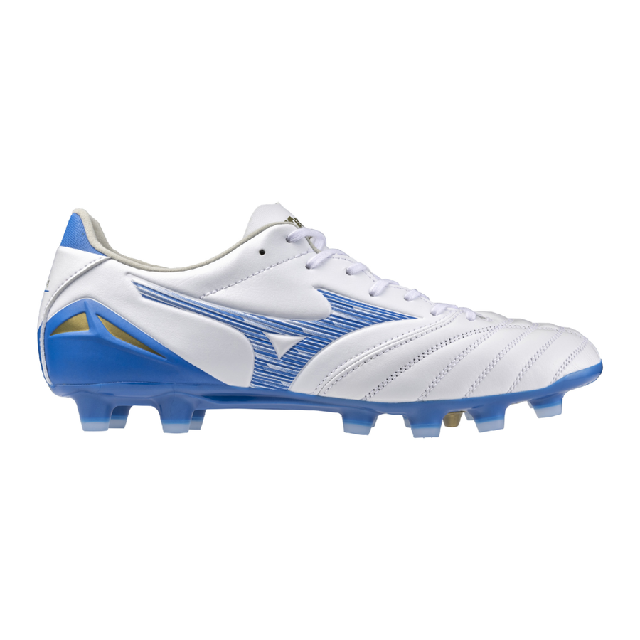 Mizuno Morelia Neo IV Pro FG Boots- White/Blue