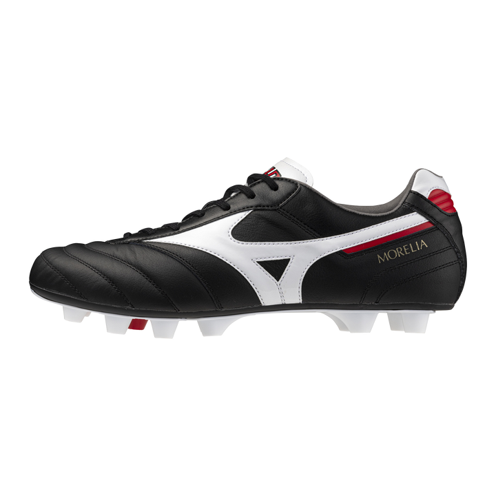 Mizuno Morelia II Elite FG Boots- Black/White/Red