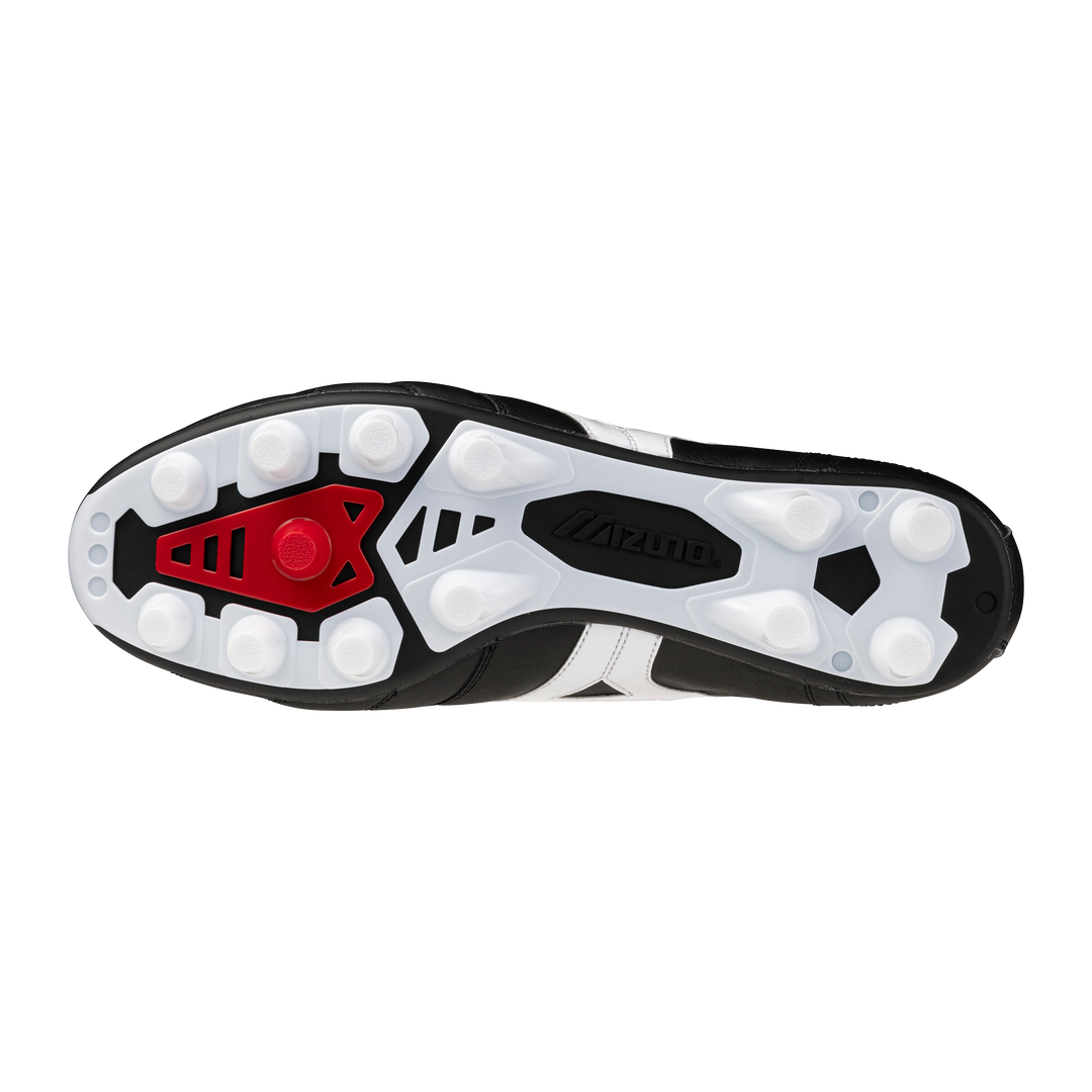 Mizuno Morelia II Elite FG Boots- Black/White/Red
