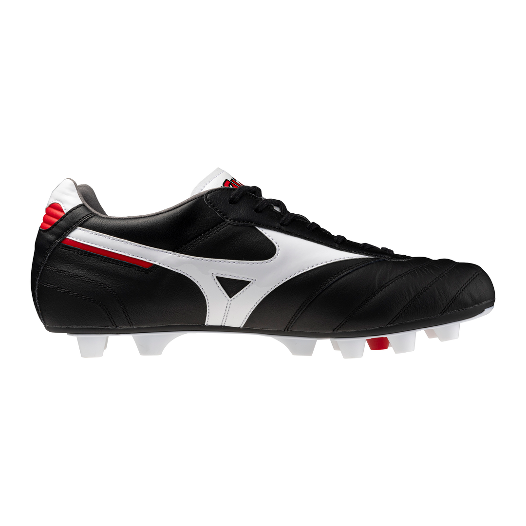 Mizuno Morelia II Elite FG Boots- Black/White/Red