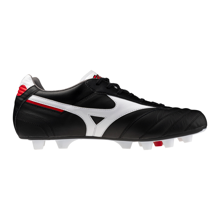 Mizuno Morelia II Elite FG Boots- Black/White/Red