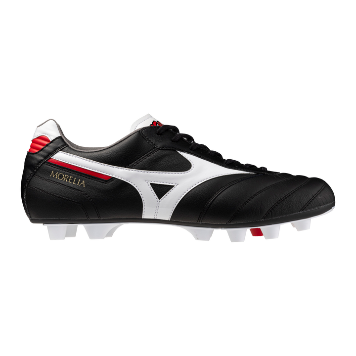 Mizuno Morelia II Elite FG Boots- Black/White/Red