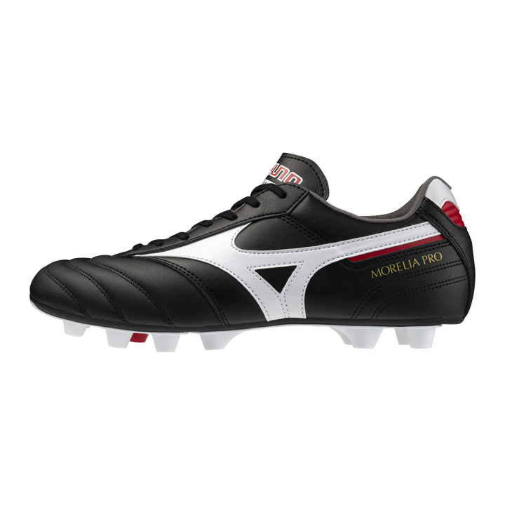 Mizuno Morelia II Pro FG Boots- Black/White/Red