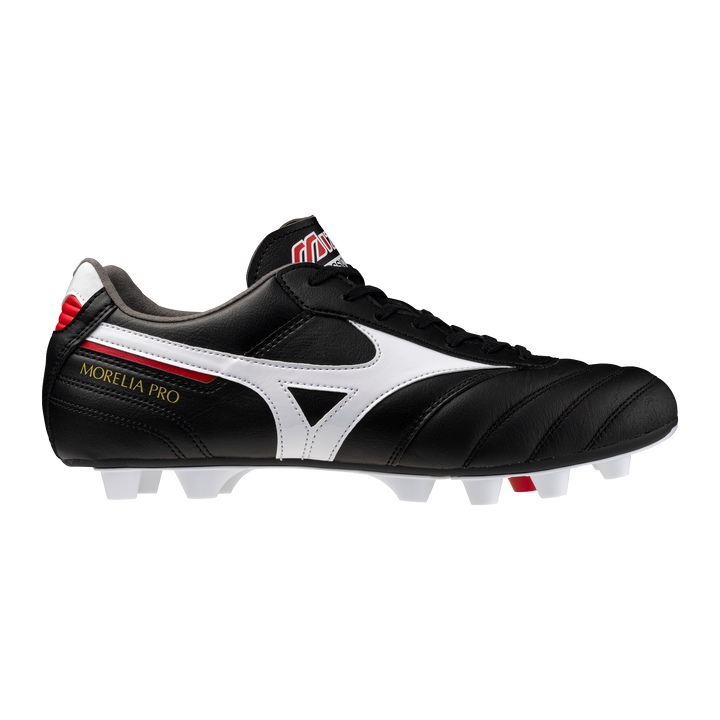 Mizuno Morelia II Pro FG Boots- Black/White/Red