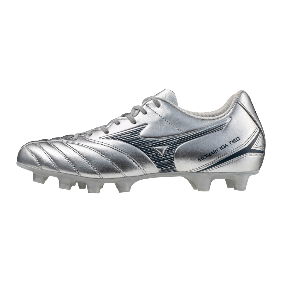 Mizuno Monarcida Neo III Select FG/AG Boots- Silver