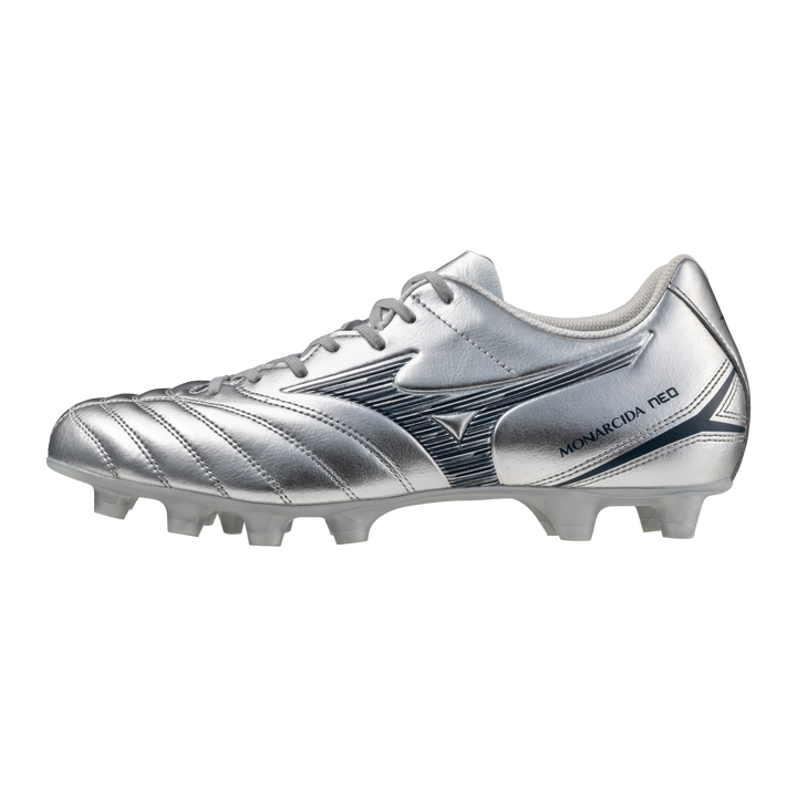 Mizuno Monarcida Neo III Select FG/AG Boots- Silver