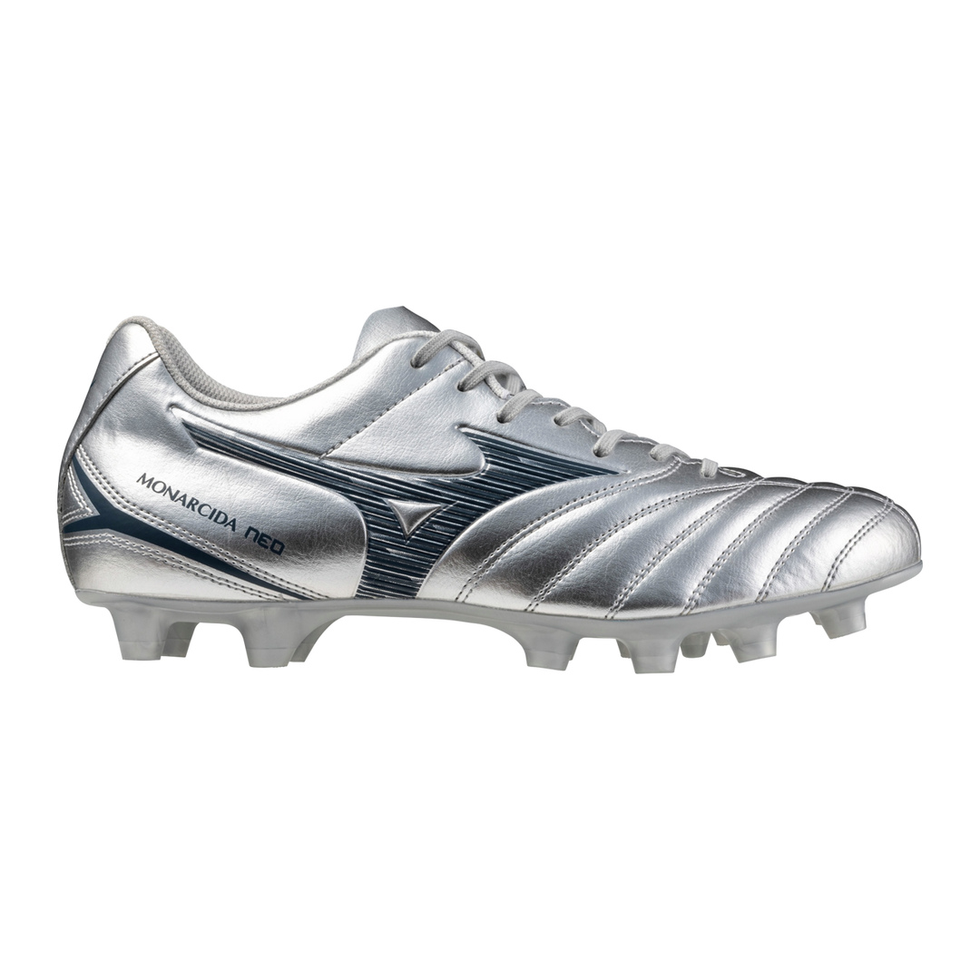 Mizuno Monarcida Neo III Select FG/AG Boots- Silver