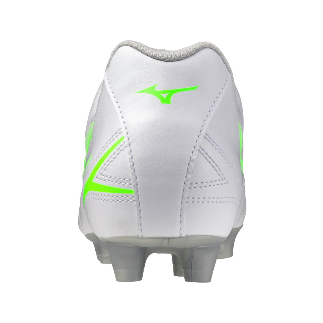 Mizuno Monarcida Neo III Select FG/AG Boots/ White/Green Gecko