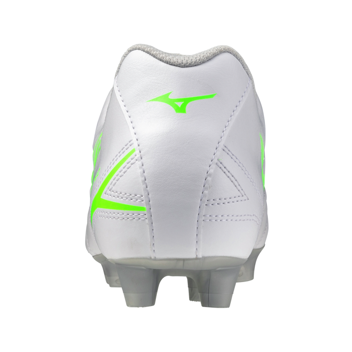 Mizuno Monarcida Neo III Select FG/AG Boots/ White/Green Gecko