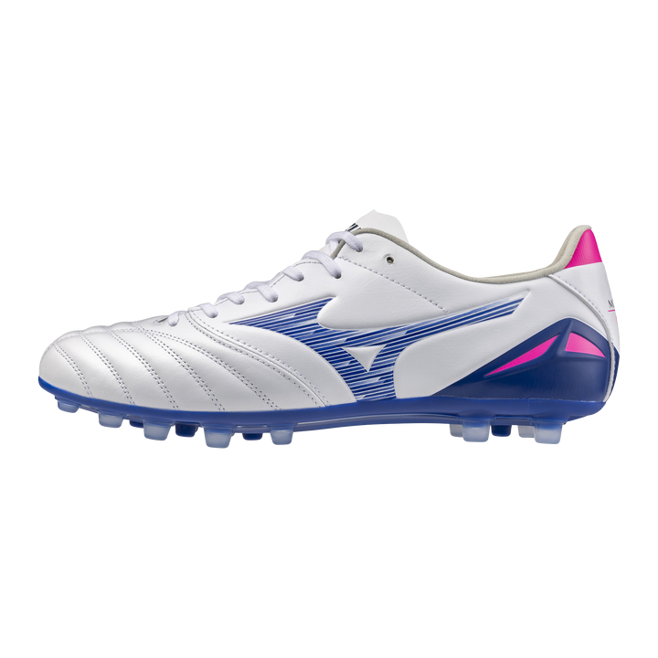 Mizuno Morelia Neo IV Pro AG Boots- White/Blue/Pink