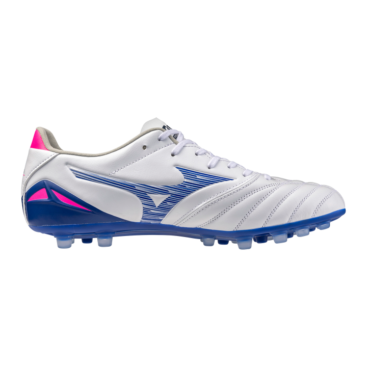 Mizuno Morelia Neo IV Pro AG Boots- White/Blue/Pink