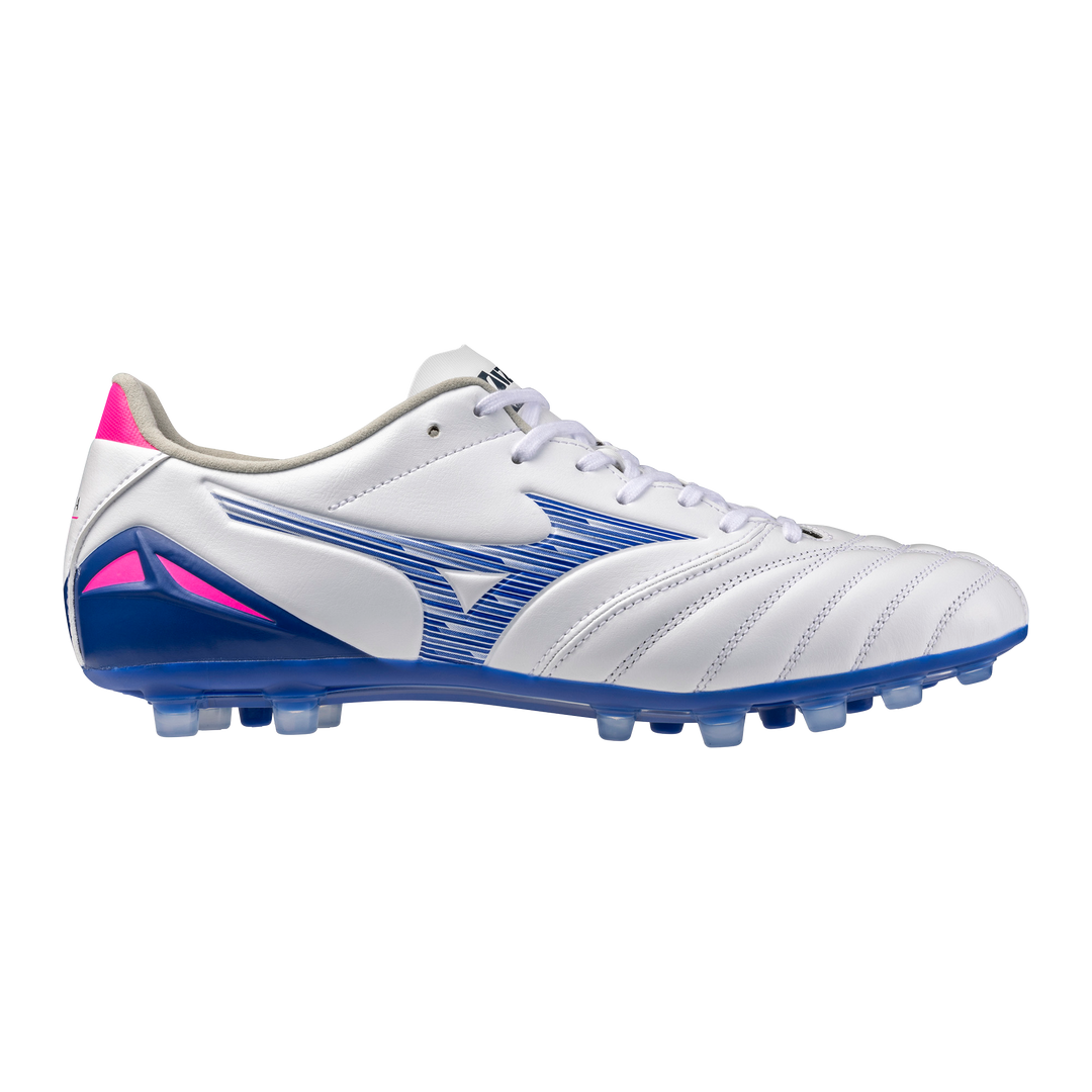 Mizuno Morelia Neo IV Pro AG Boots- White/Blue/Pink