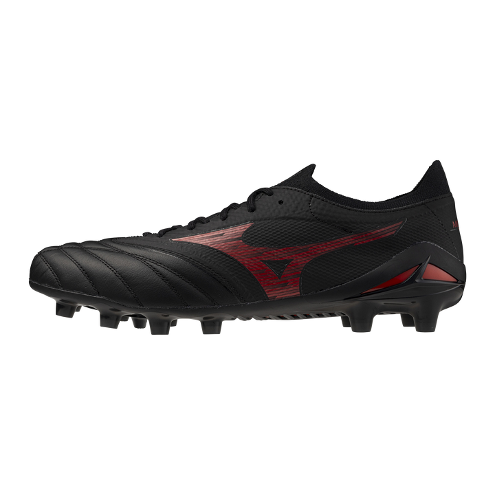 Mizuno Morelia NEO IV b Elite 40th Anniversary FG Boots- Blak/Red/Black