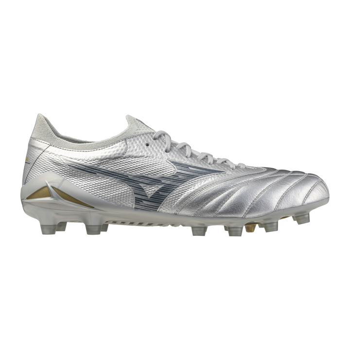 Mizuno Morelia NEO IV b Elite FG Boots- Silver/Grey