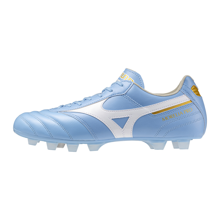 Mizuno Morelia II Pro FG Boots- Sky/White/Gold