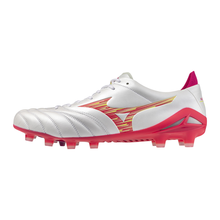 Mizuno Morelia NEO IV Elite FG Boots- White/Pink