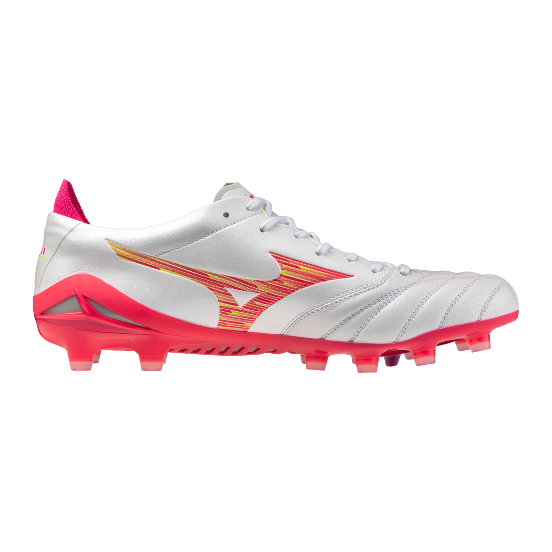 Mizuno Morelia NEO IV Elite FG Boots- White/Pink