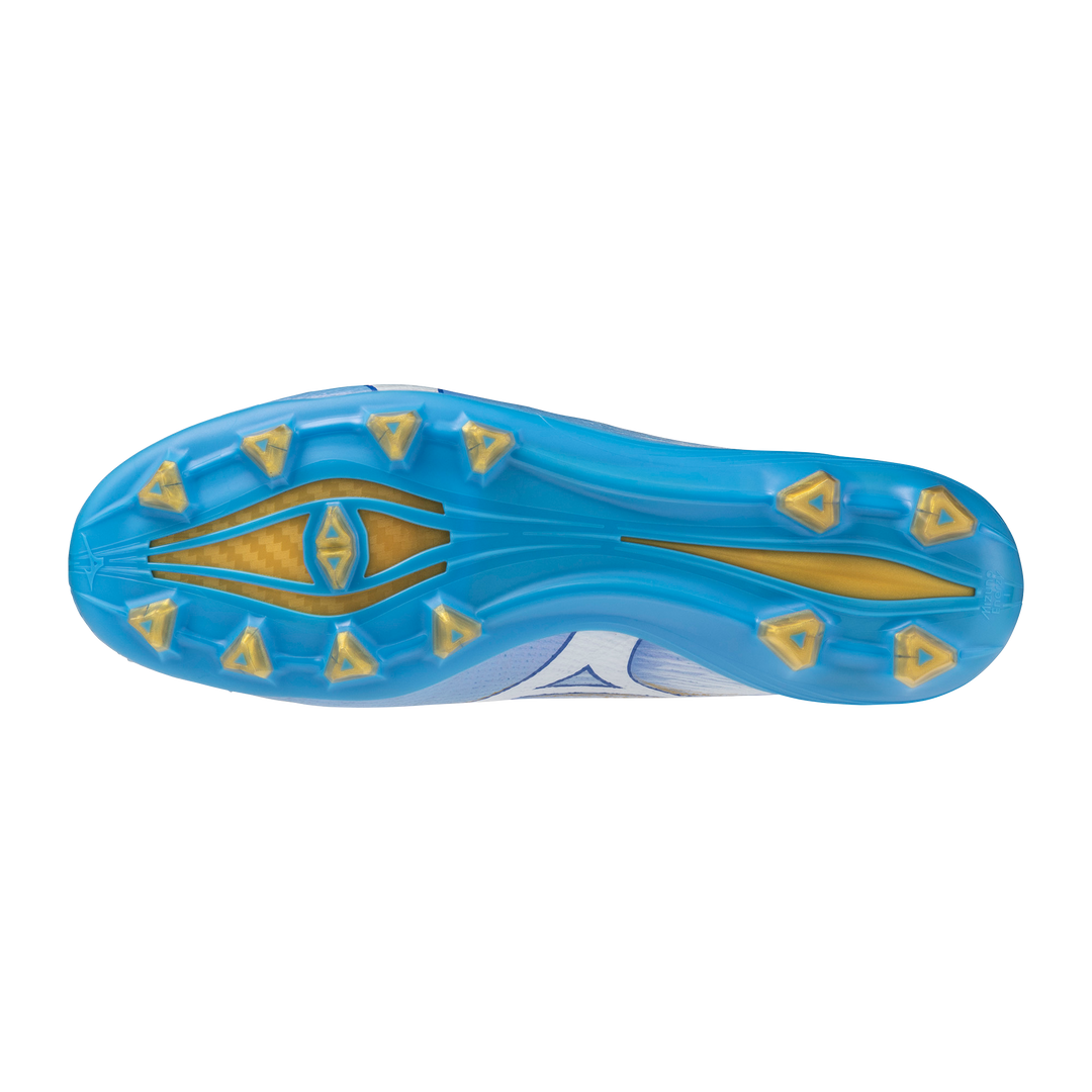 Mizuno Alpha III Elite FG Boots- Blue/Gold