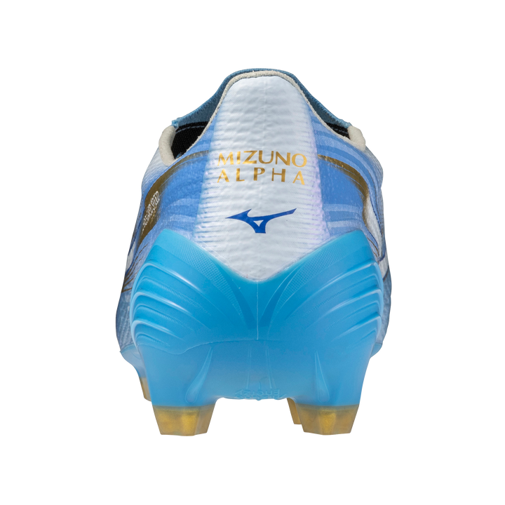 Mizuno Alpha III Elite FG Boots- Blue/Gold