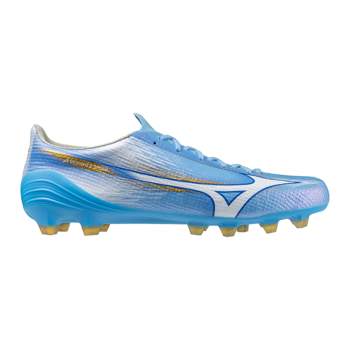 Mizuno Alpha III Elite FG Boots- Blue/Gold