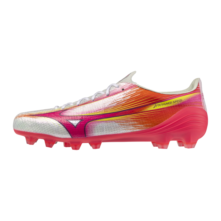 Mizuno Alpha III Elite FG Boots- White/Pink